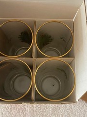 Spode Christmas Tree Double Old-Fashioned Glasses Set Of 4