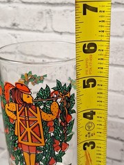 VTG Indiana Glass 12 DAYS OF CHRISTMAS GLASS 10th Day Ten Pipers Piping