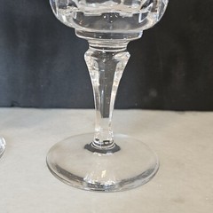 ATLANTIS LISBON Cut Lead Crystal 10 oz Water Goblets RETIRED Set of 4 (Four)