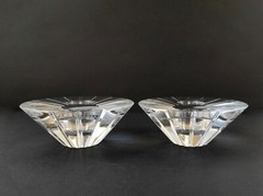 Miller Rogaska Crystal candlestick. 2 pcs .