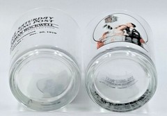 The Saturday Evening Post Norman Rockwell Highball Rocks Juice Glass Pair 1919