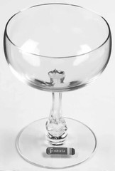 Set of 2 Fostoria FASCINATION Clear Glass Elegant Sherbet Champagne 4.75″