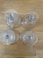 Fostoria Colony pedestal Champagne Sherbet dessert Glassware Set Of Four