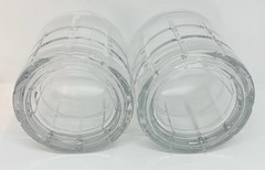 Anchor Hocking Tartan Manchester Clear Heavy Glasses (1) 16oz (2) 8.5oz Rocks