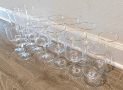 LENOX INTRIGUE PATTERN WITH GOLD TRIM YOU PICK THE GLASS MULTIPLE SHAPES