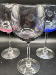 Marquis by Waterford Crystal Polka Dot Balloon Wine Glasses Set of 4