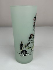 Frosted Glasses Mid Century Modern Libby High Pastel Victorian Green