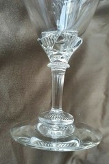 Tiffin Franciscan FAIR LADY Platinum Silver Rim Crystal Water Goblet SET OF 4