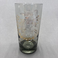 Vintage Zodiac Smoky Highball Glass Tumbler Set of 3 Aquarius Libra Scorpio
