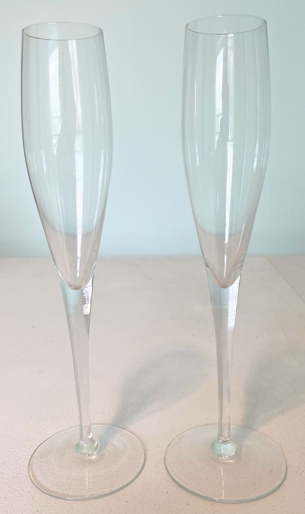 Exquisite 11.5 » Fluted Champagne Glasses Set of 2 Studio Nova Lyons