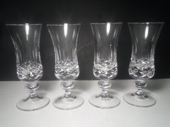 Set 4 Galway Irish Crystal ERIN Cordial Liquor Cocktail Sherry Glasses 4 1/2″