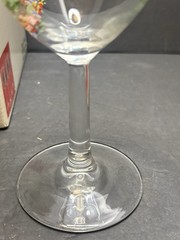 Vintage Spode Christmas Tree All Purpose Wine Glasses Set of 4 In Original Box