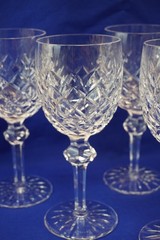 Waterford Powerscourt Set of 6 Water Goblets, 7 5/8″ (S12)