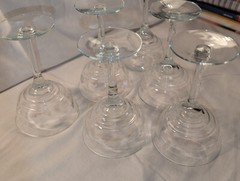 Vtg Crystal Floral Etched Cordial Sherry Paneled Glasses Liqueur Stemware Set 6