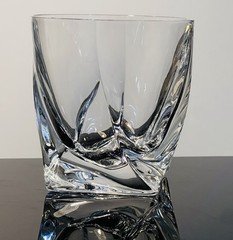 2Marked Mikasa Motion Double Old Fashioned Crystal Whiskey Glasses Discontinued
