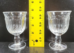 12 Noritake Provincial Clear Wine Glasses Set Vintage Elegant Panel Stemware Lot