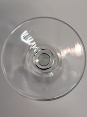 5 – Vintage Clear Floral & Butterfly Etched Wine Glasses