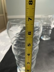 Princess House Heritage Crystal Ice Tea/Water/Sundae/Dessert Beverage Glasses