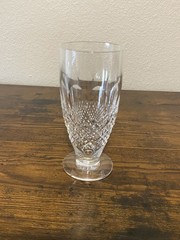 VTG WATERFORD Crystal COLLEEN SHORT STEM ICED TEA GLASS SIGNED 6 3/8″H