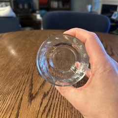 Libbey Glass Tumblers Wavy Textured Pattern Rocks Whiskey Glasses Set Of 5