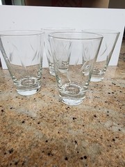 Elegant Vintage Wheat Etched Glasses