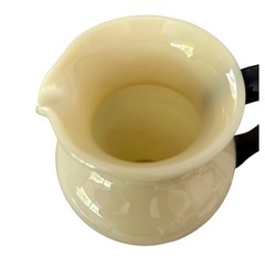 Rare Carder Steuben 7218 Iced Tea Set Ivory Black Pitcher 7 Tumblers 1930s
