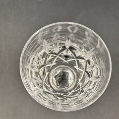 Waterford Crystal ALANA Cut Cross Hatch Multi-Sided Stem Water Glasses Set of 4