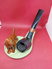 Vintage Wade Porcelain Pipe Holder And Spaniel Dog No Cracks Or Chips – No Pipe