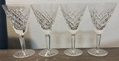 4 White Wine Tyrone (Cut) by Waterford Crystal 6 1/4″