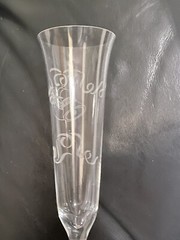 Orrefors Crystal Champagne Bell Flutes Millennium Bells by Erika Lagerbielke 6
