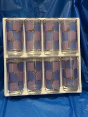 Libbey Hostess Set of 8 Beverage Glasses Shadow Box 12.5 oz each NEW