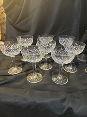 Kosta Boda Helga Set Of 8 Champagne Coupe Glasses 5 3/8 In