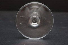 Lalique Glass Angel Champagne Flute Goblet Glass France Signed