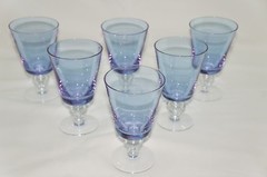 Doyen Royal Ice Blue/Wisteria (6) Wine Glasses, 4 5/8″