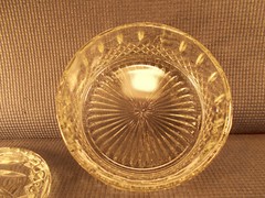 Indiana Glass Princess Clear Pattern Candy Dish 6″ tall x 6″ wide