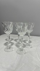 Mikasa Crystal Interlude Park Avenue 8″ Wine Glasses Goblets Set Of 5