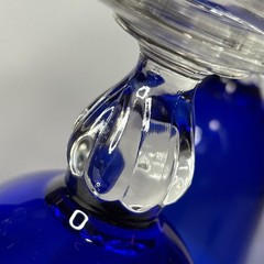 4 Casual Setting Sapphire 9 oz Water Goblets by Cristal D’Arques-Durand France