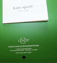 LENOX for Kate Spade Grace Avenue 2 silverplate Bow & Stem Champaine Flutes NIB