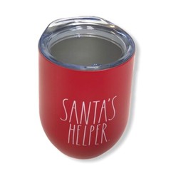 Rae Dunn By Magenta SANTA’S HELPER LL Insulated Stainless Steel Tumbler 12 Ounce
