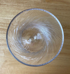JULISKA ARABELLA Clear Glass Swirl Optic Water Goblet – EUC – 2 Available