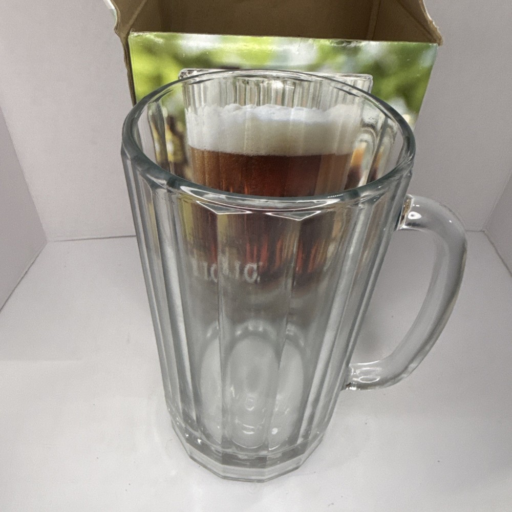 Libbey B.I.G Big Interesting Glass Unique Heavy Beer Mug Smoothie Pitcher
