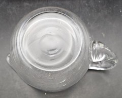 VTG Luigi Bormioli Italy Blown Glass Pitcher Small with Original Tag