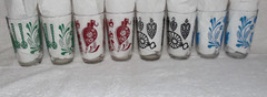 Swanky Swig Antique #1 Set of 8 1954 Lot T