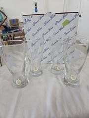 Princess House Etched 7″ Crystal Glasses Set Of 4