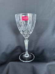 Cristal d’Arques Paris Longchamp Cut Crystal Wine Goblet Elegant Tulip Shape 7″