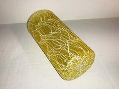 Vintage Spaghetti String Glass by Colour Craft Corporation~Yellow~MCM