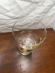 Vintage Marcrest Swiss Alpine Cheese advertising Drinking Glasses MCM 8oz Single