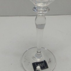 VTG NEW Mikasa Crystal ANTIQUE LACE Gold Trim Glass Goblet 9 1/8″