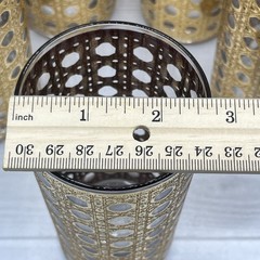 Vintage MCM “CANNELA” 22k Gold Highball Glasses (set Of 14)