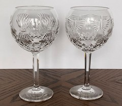 Waterford Millennium 2 Toasting Glasses Goblets 8″ Peace & Prosperity